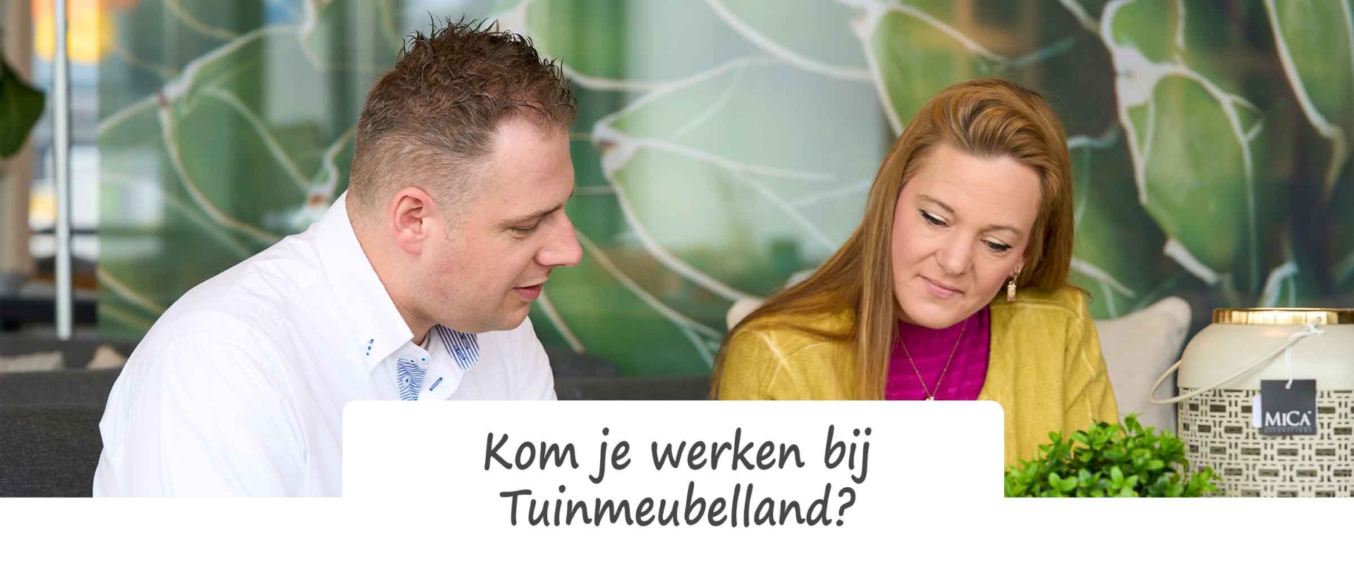 Werken bij Tuinmeubelland Werken bij Tuinmeubelland