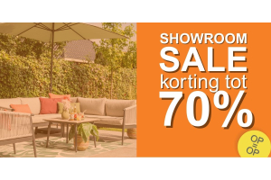 SHOWROOM SALE bij Tuinmeubelland