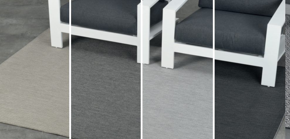 grijs buitenkleed antraciet tuinkleed