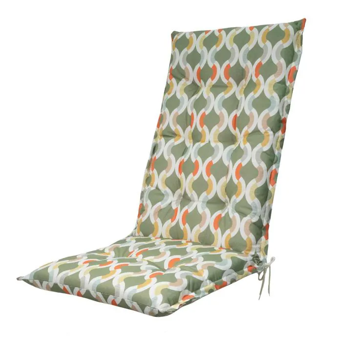 Tuinstoelkussen 123x50cm - Outdoor+ Trivia green