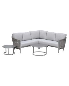 Devin loungeset hoek 5-delig - Monte Carlo loungetafels