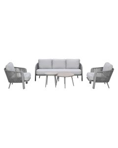 Ryan loungeset 5-delig - taupe