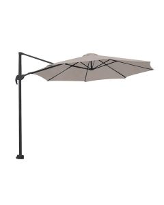 Hawaii S zweefparasol Ø300 cm - frame donker grijs - doek zand