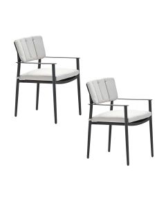 Dane tuinstoel desert sand - 2 stuks