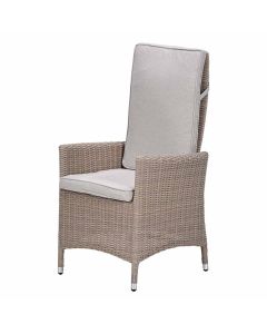 Collin tuinstoel verstelbaar vintage willow - desert sand