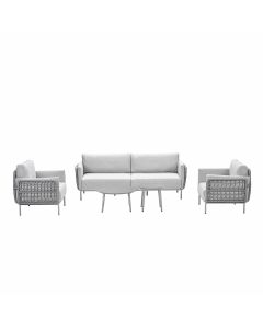 Langkawi loungeset 5-delig - taupe