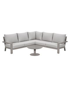 Sorelli loungeset 4-delig - taupe