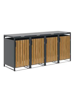 Binport containerberging 272x80x118 cm - light teak look