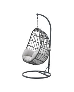 Esmee hangstoel swing egg - donker grijs
