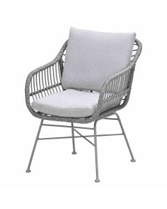 Lucas dining tuinstoel - grey sand