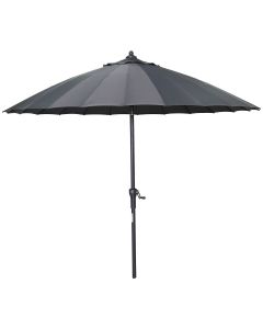 Manilla stokparasol Ø250 cm - donker grijs