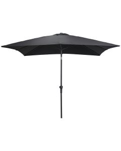 Lotus stokparasol 250x250 cm - zwart
