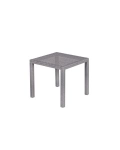 Garden Impressions Nikki kindertafel 50x50 cm donker grijs Aluminium