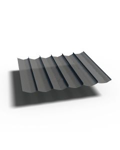 Harmonica schaduwdoek - breed 200 cm lang 400 cm - Antraciet