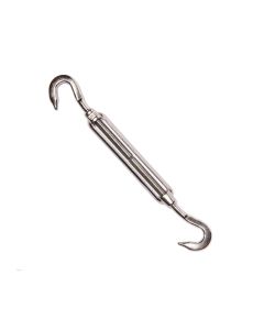 M8 Spanmoer 2x haak - RVS