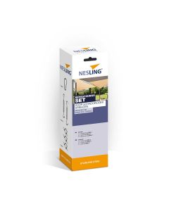 Schaduwdoek bevestigingsset driehoekig