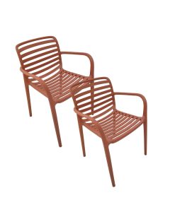 Mees tuinstoel terra - 2 stuks