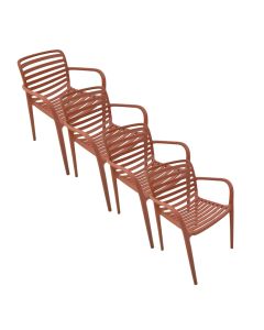 Mees tuinstoel terra - 4 stuks