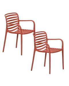 Mees tuinstoel terra - 2 stuks