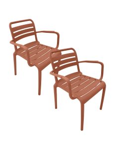 Moos tuinstoel terra - 2 stuks