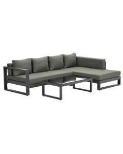 Kiki loungeset 3-delig links - mystic grey