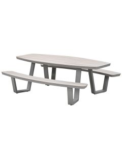 Sarria picknick set ovaal 220 x 193 - taupe