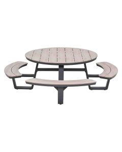 Sarria picknick set Ø148 x 75 - donker grijs