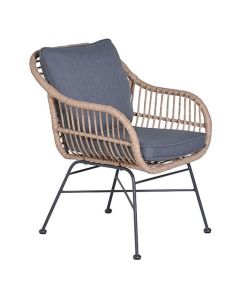 Lucas tuinstoel - bruin