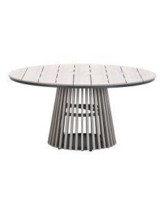 Annie tuintafel Ø 148xH72 cm - light teak vironwood