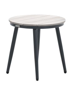 Lucas bijzettafel Ø50 - light teak vironwood