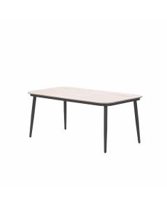 Lagan lounge dining tafel 160x90 cm - light teak vironwood