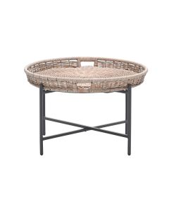 Nigori bijzettafel Ø70xH40 cm - natural