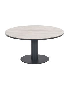 Leona tuintafel Ø150 cm - donker grijs