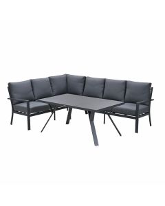 Senja lounge dining set 3-delig links - mystic grey
