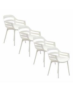 Sunny tuinstoel zand - 4 stuks