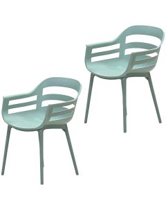 Sunny tuinstoel olijf - 2 stuks