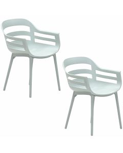 Sunny tuinstoel olijf - 2 stuks