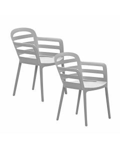 Mira tuinstoel olijf - 2 stuks