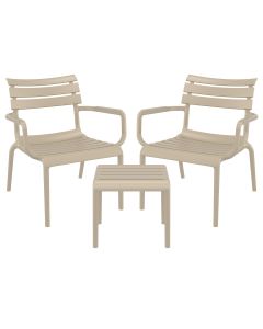 Paris loungeset 3-delig - taupe