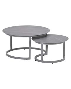 Monte Carlo loungetafels - taupe - centostone Napoli sand