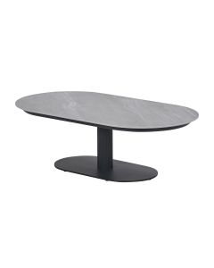 Liam loungetafel 130x70xH40 - donker grijs