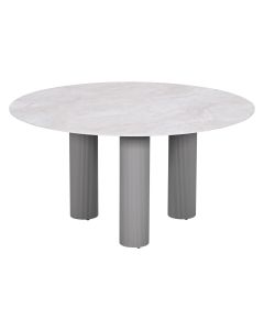 Finn tuintafel Ø150 cm - taupe - verona sand