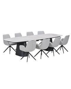 Amalia tuinset draaibaar 9-delig - Noah tuintafel 320x120 cm