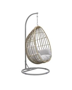 Panama hangstoel swing egg taupe - natural