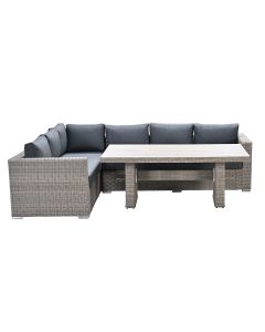 Tennessee lounge dining set links 3-delig vintage willow - texfiber