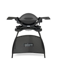 Weber Q 1400 elektrische barbecue donker grijs - incl. frame
