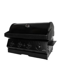 Opus Inbouw Gasbarbecue 3 + 1 - zwart