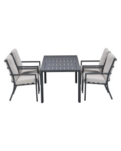 Senja tuinset 5-delig sandstone - Kasper tuintafel 160x90 cm