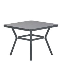 Mina dining tuintafel 90x90xH71 - donker grijs