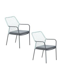 Ross tuinstoel soft groen - 2 stuks